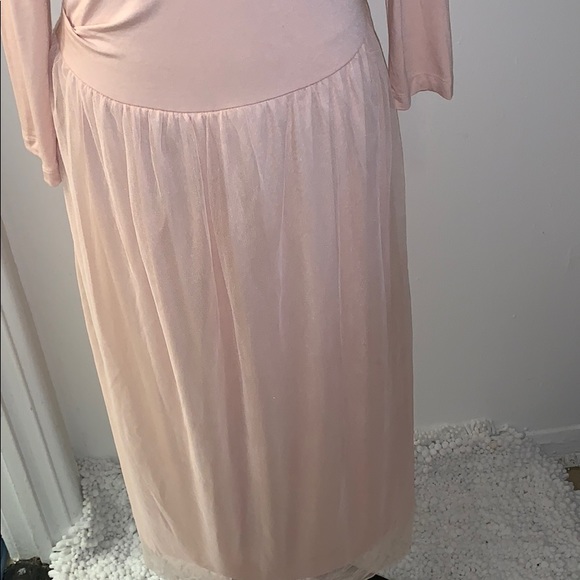ASOS Vero Moda Peach Whip Wrap Tulle Dress Size S - Picture 4 of 6